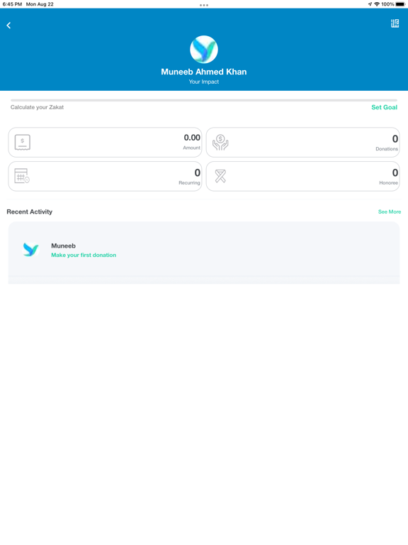 Feeling Blessed - Donation App screenshot 1
