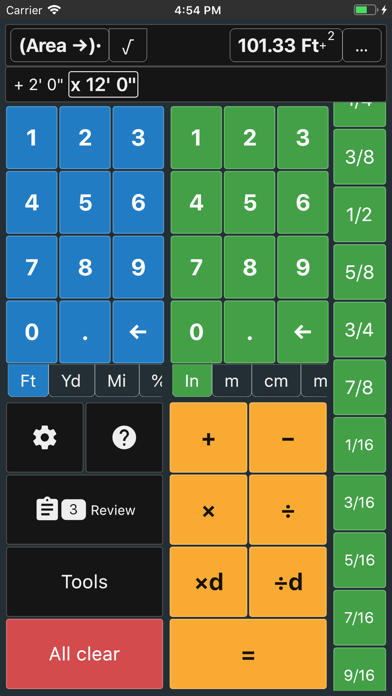 Feet and Inches Calculator screenshot 6