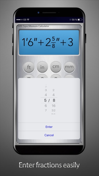 Feet & Inches Tape Calculator screenshot 1