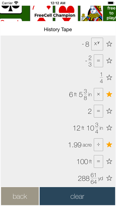Feet&Inches Calculator screenshot 3