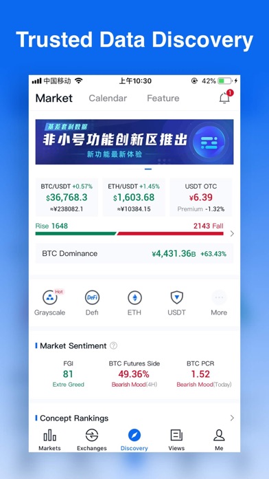 Feixiaohao - Cryptocurrency Ma screenshot 2