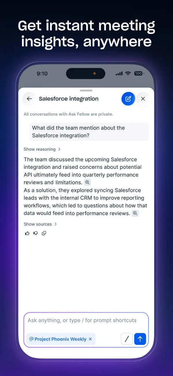 Fellow - AI Meeting Assistant screenshot 2