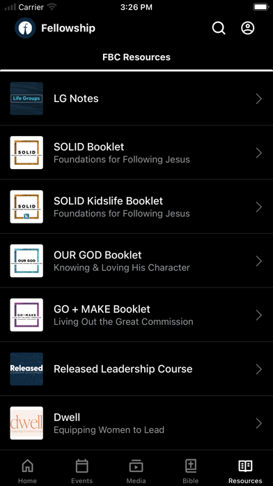 Fellowship. Bible. Church. screenshot 1