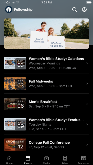 Fellowship. Bible. Church. screenshot 3
