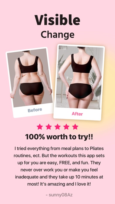 Female Fitness - Fit at Home screenshot 4