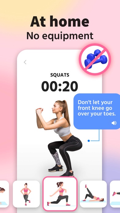Female Fitness - Fit at Home screenshot 6