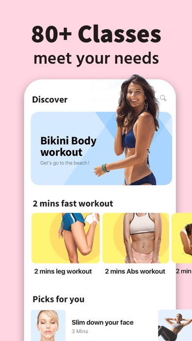 Female Fitness - Fit at Home screenshot 2