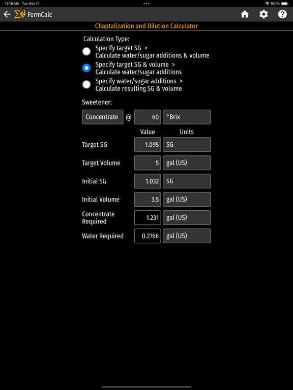 FermCalc Winemaking Calculator screenshot 8