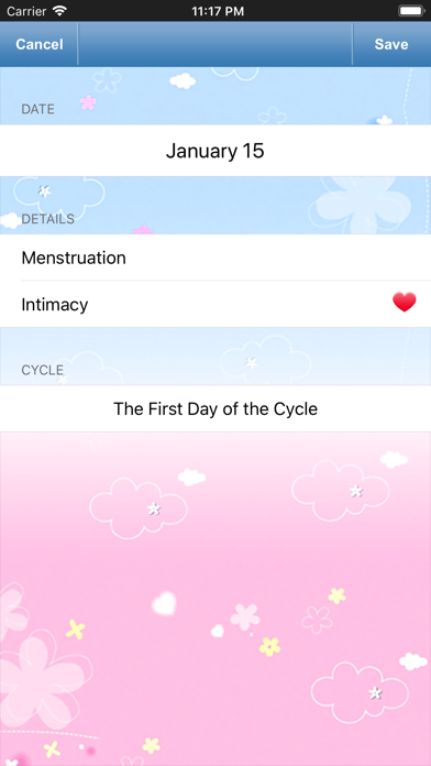 Fertility & Period Tracker screenshot 2