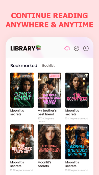 Fictio - Good Novels, Stories screenshot 2