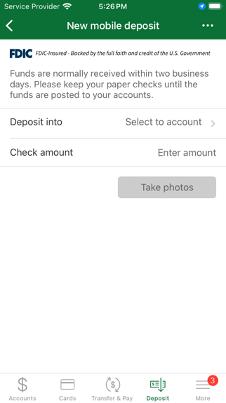 Fidelity Mobile Banking screenshot 2