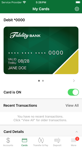Fidelity Mobile Banking screenshot 1