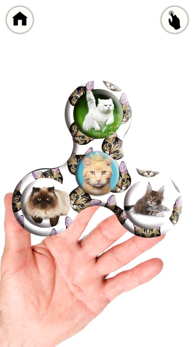 Fidget hand spinner simulator –  3d wheel toy game screenshot 2