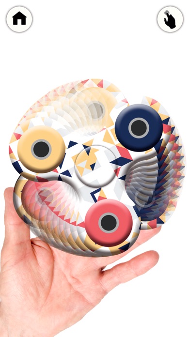Fidget hand spinner simulator –  3d wheel toy game screenshot 1