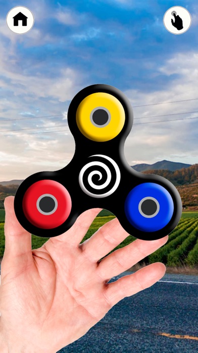 Fidget hand spinner simulator –  3d wheel toy game screenshot 5