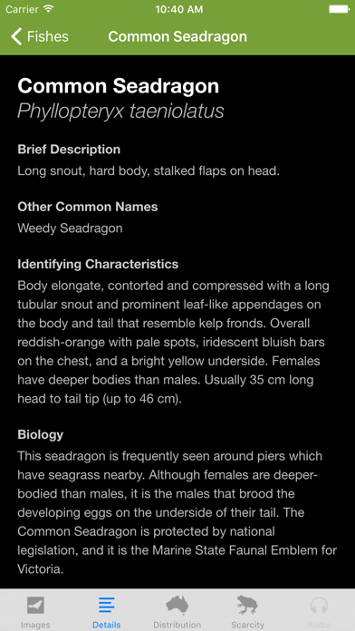 Field Guide to Victorian Fauna screenshot 1