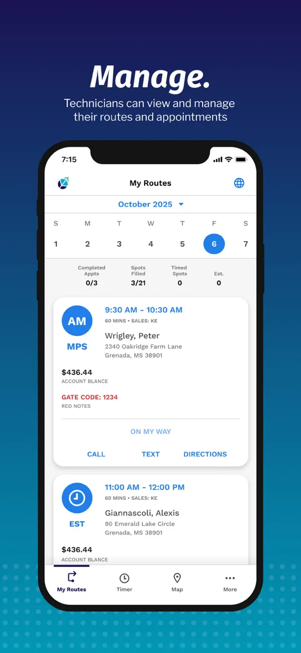 FieldRoutes screenshot 3