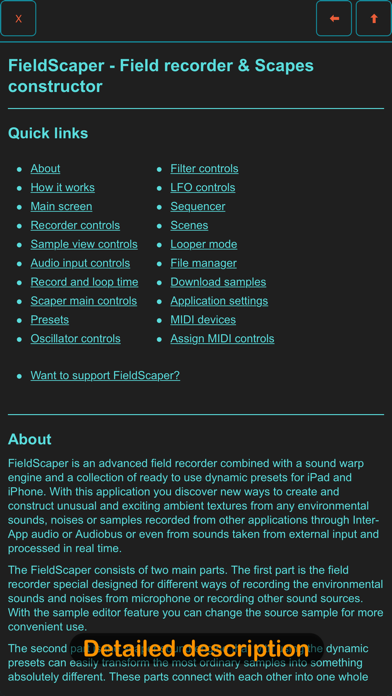 FieldScaper screenshot 1
