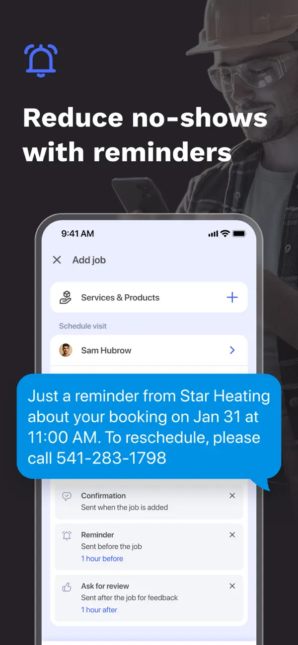 FieldVibe: Job scheduling app screenshot 5