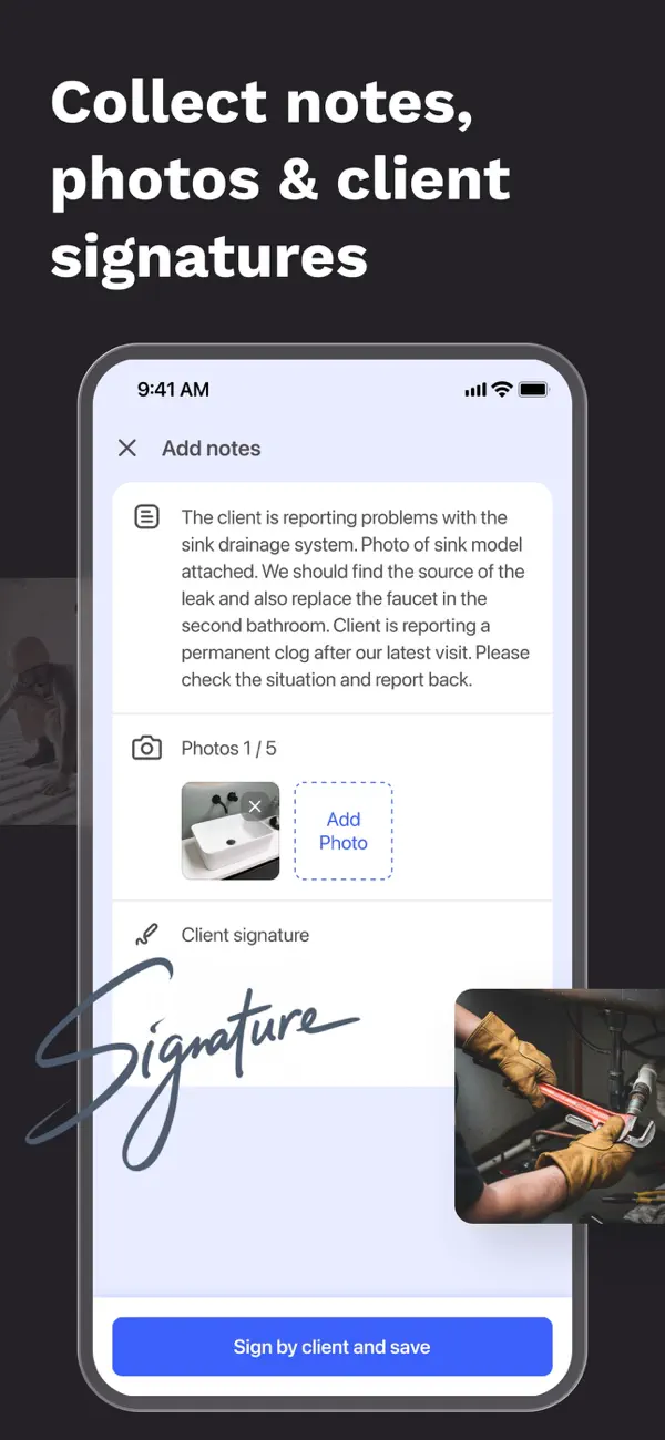 FieldVibe: Job scheduling app screenshot 2