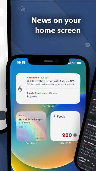 Fiery Feeds: News Reader screenshot 2