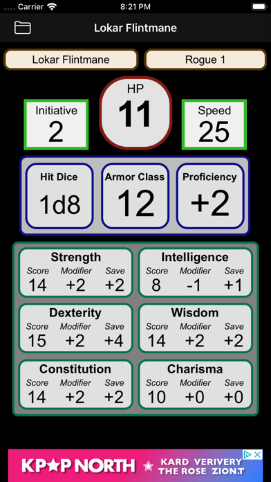 Fifth Edition Character Sheet screenshot 5