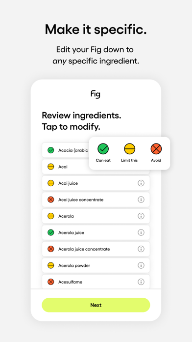 Fig: Food Scanner & Guide screenshot 4