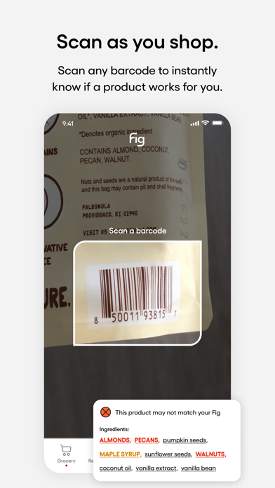 Fig: Food Scanner & Guide screenshot 2