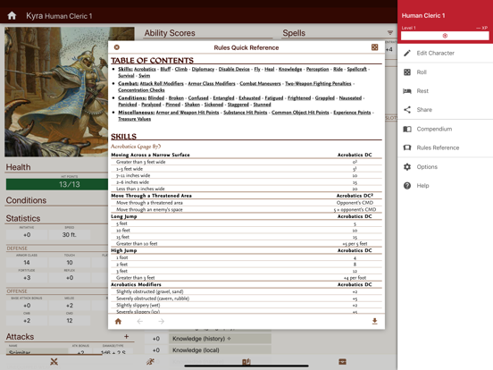 Fight Club PFRPG/3.5 Edition screenshot 2