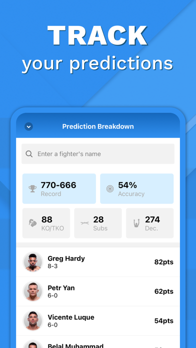 FightPicks - MMA Picks App screenshot 2