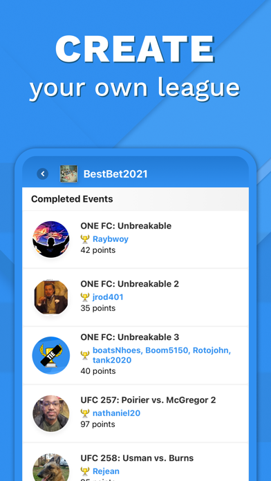 FightPicks - MMA Picks App screenshot 5