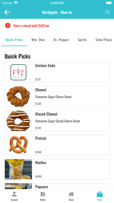 FiiZ Drinks App screenshot 1
