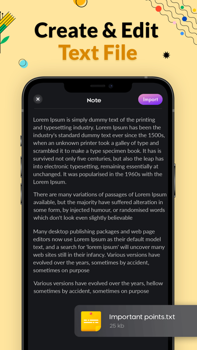 File manager - Document Editor screenshot 2