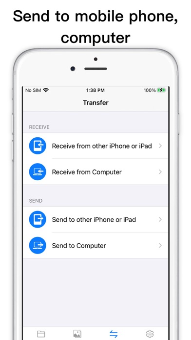 File Transfer-save videos pic screenshot 3