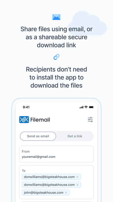 Filemail – File Transfer App screenshot 3