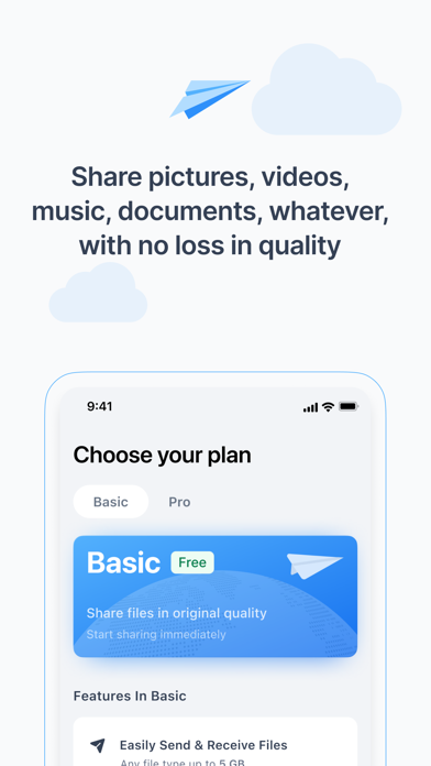 Filemail – File Transfer App screenshot 1