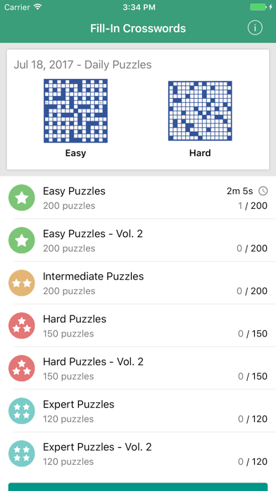 Fill-In Crosswords (Word Fit) screenshot 2
