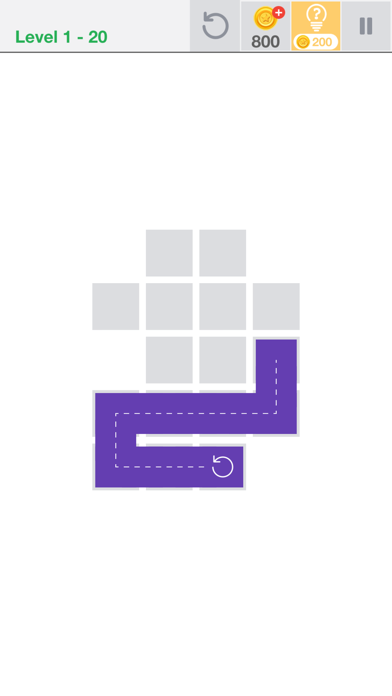 Fill one-line puzzle game screenshot 3