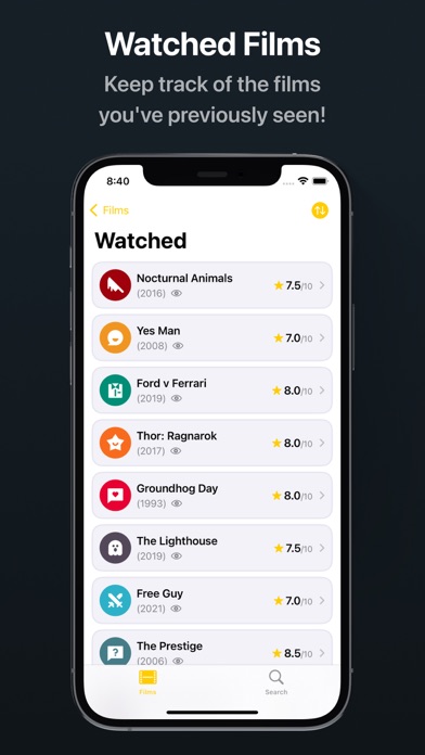 Film Buff - Journal & Tracker screenshot 5