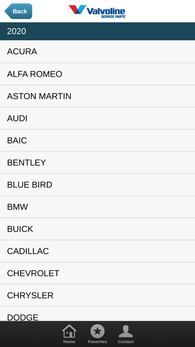 Filter and Wiper Part Lookup screenshot 2