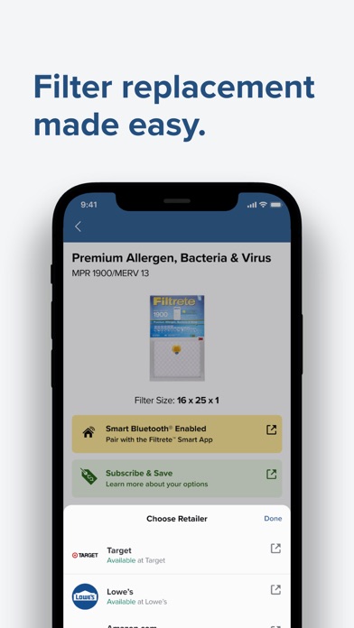 Filtrete Smart screenshot 2