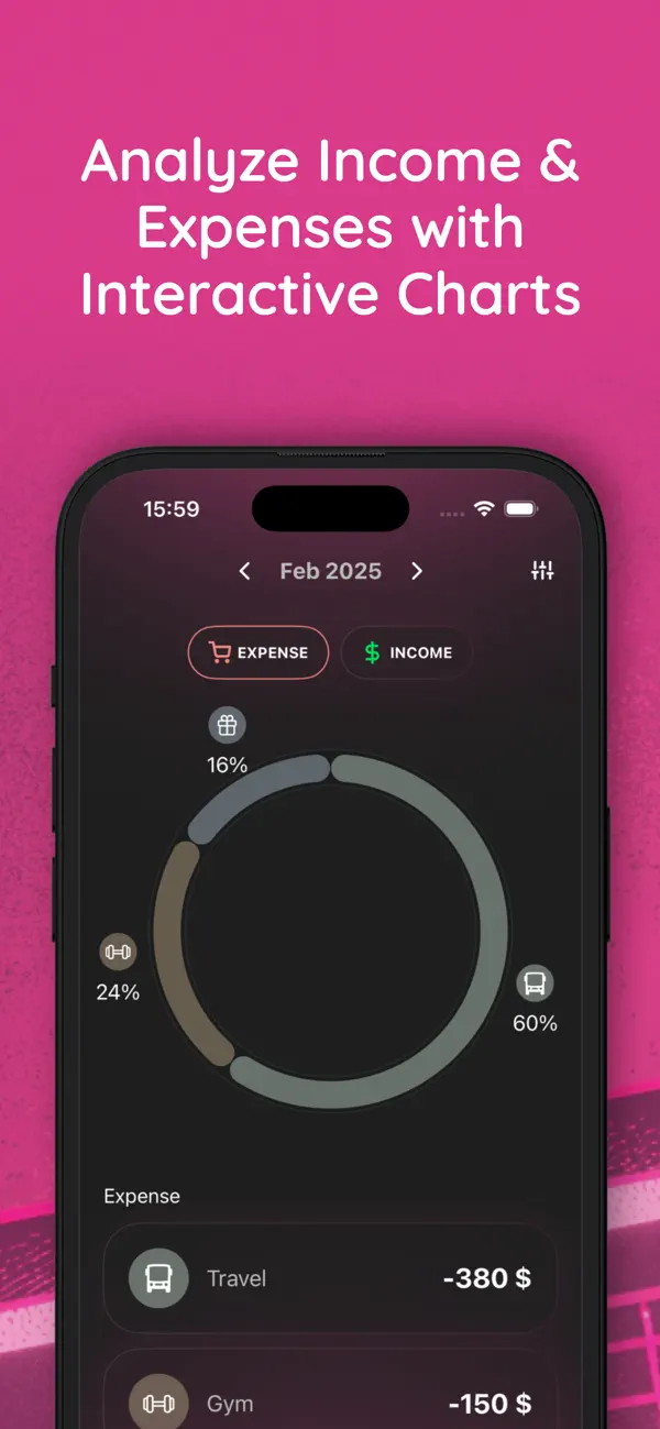 Fimo - AI Budget App screenshot 1