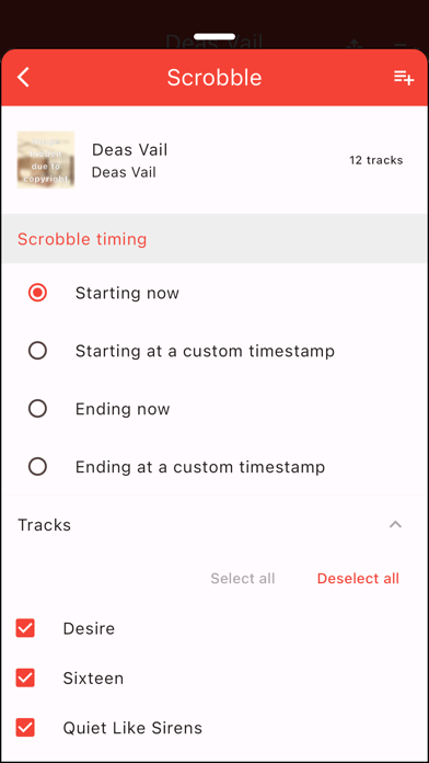 Finale for Last.fm screenshot 1