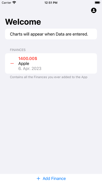 Financer - financial overview screenshot 2