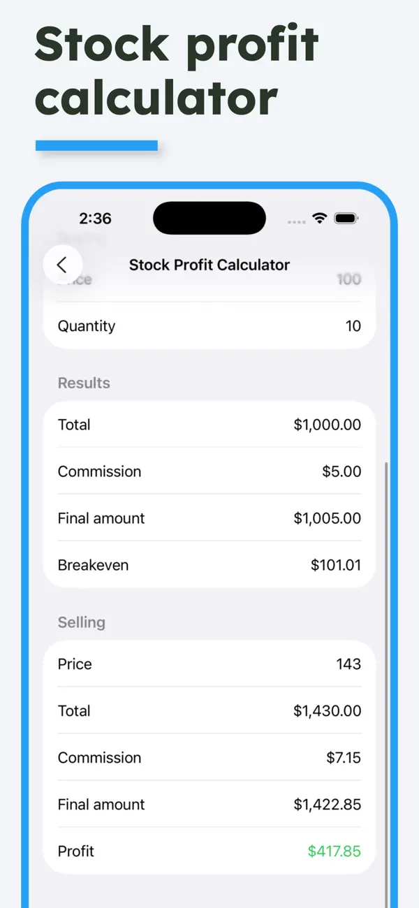 Financial Calculator: Percent screenshot 2