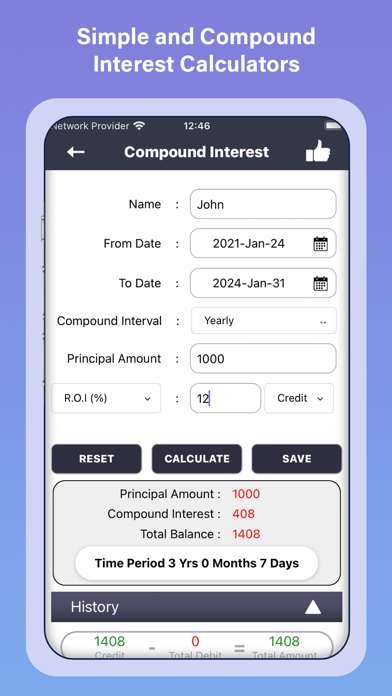 Financial Calculator ® screenshot 1