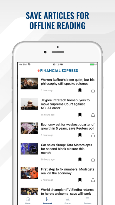 Financial Express screenshot 4
