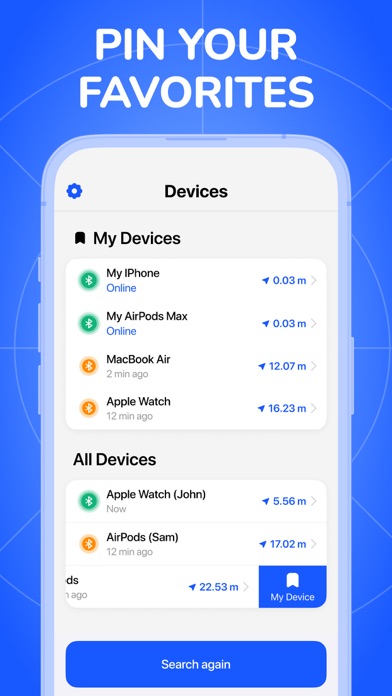 Find Air - Device Tracker App screenshot 1