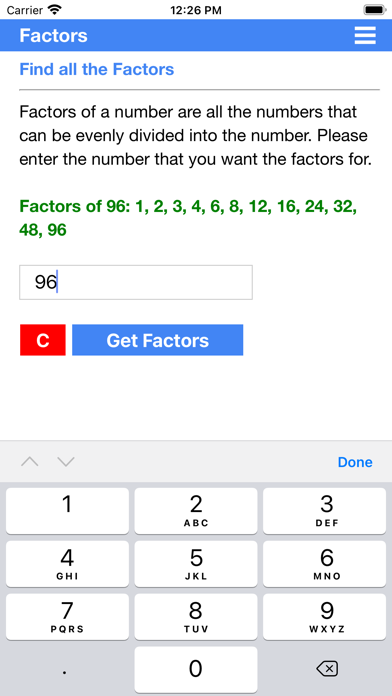 Find all the Factors screenshot 4