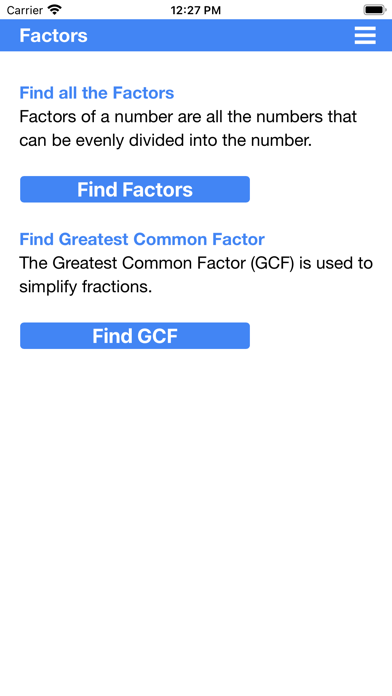 Find all the Factors screenshot 1
